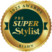 리안헤어 관악현대점 봉천동 미용실 지은 점장 어워드 배지 - 2025 AWARDS PRE SUPER Stylist RIAHN